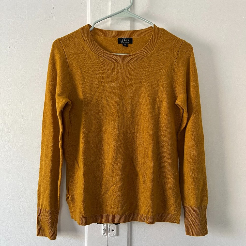 J. Crew Golden Cashmere Sweater